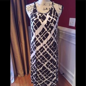 Michael Kors sleeveless dress with cutaway straps